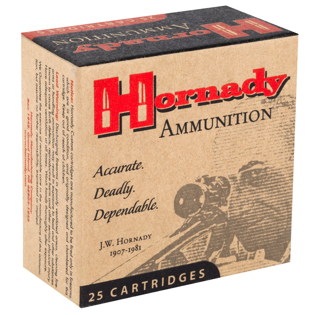 Hornady Custom 25 ACP 35 Grain JHP/XTP Ammunition - 25 Rounds