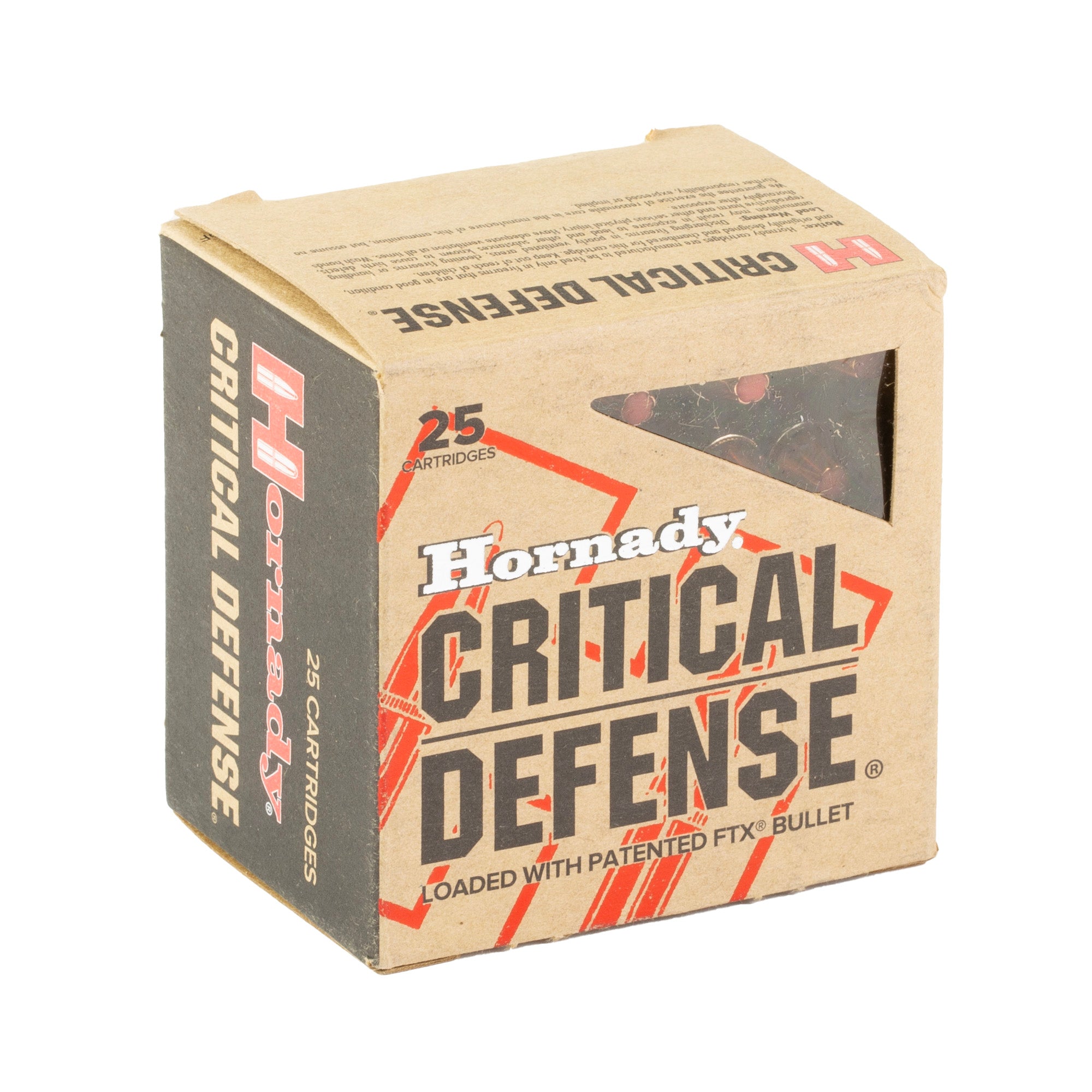 Hornady Critical Defense FlexTip .327 Federal Magnum 80-Grain Ammunition - 25 Rounds per Box