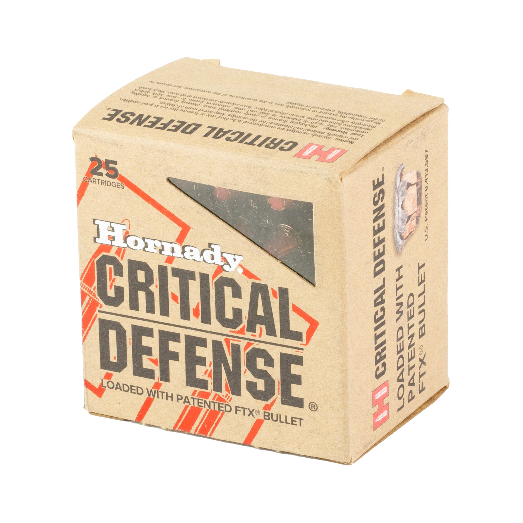 Hornady Critical Defense FlexTip .327 Federal Magnum 80-Grain Ammunition - 25 Rounds per Box