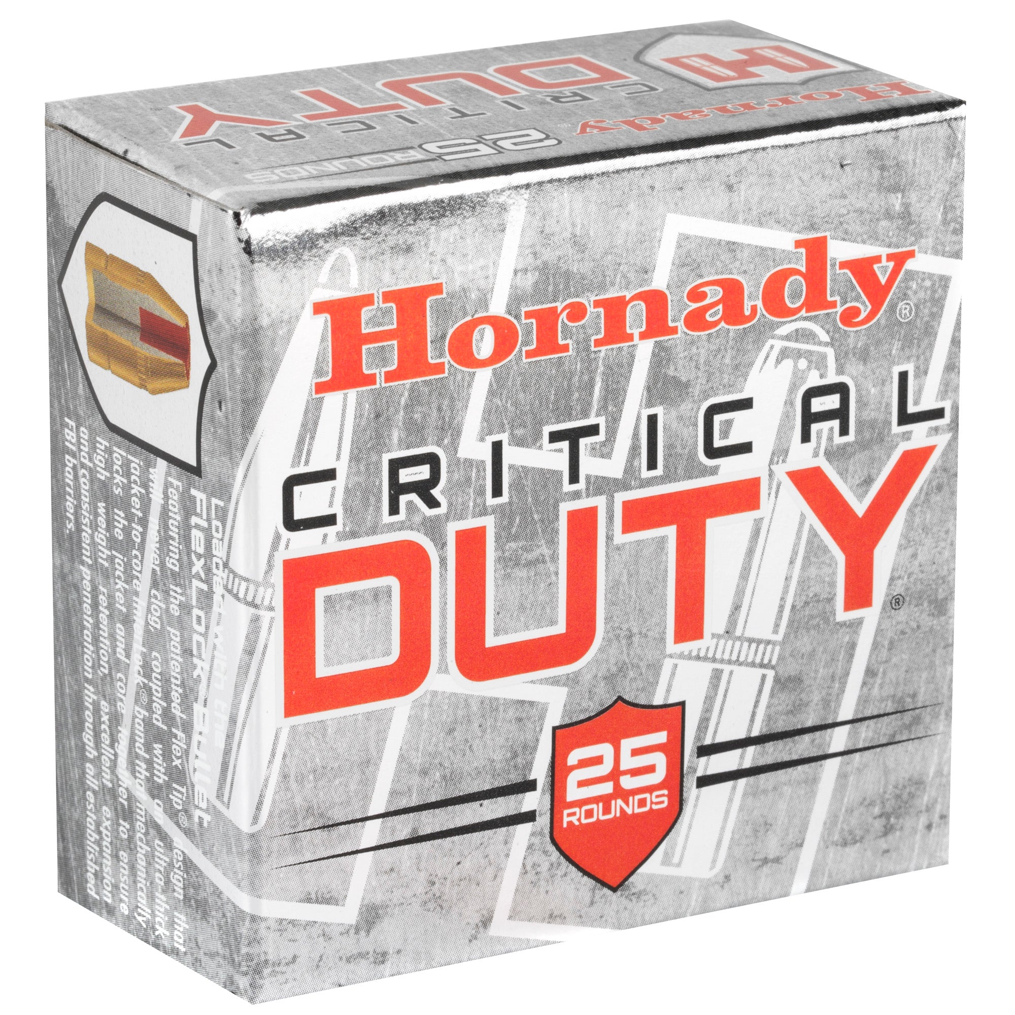 Hornady Critical Duty 9mm +P 135-Grain FlexLock Duty Ammunition (25 Rounds per Box)