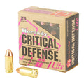 Hornady Critical Defense Lite 9mm 100-Grain FlexTip Ammunition - Pack of 25