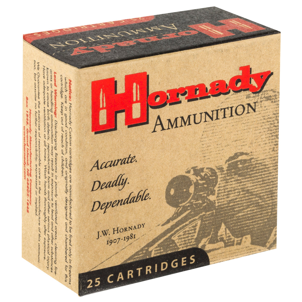 Hornady Custom 9mm 124 Grain XTP Pistol Ammunition – 25 Rounds per Box