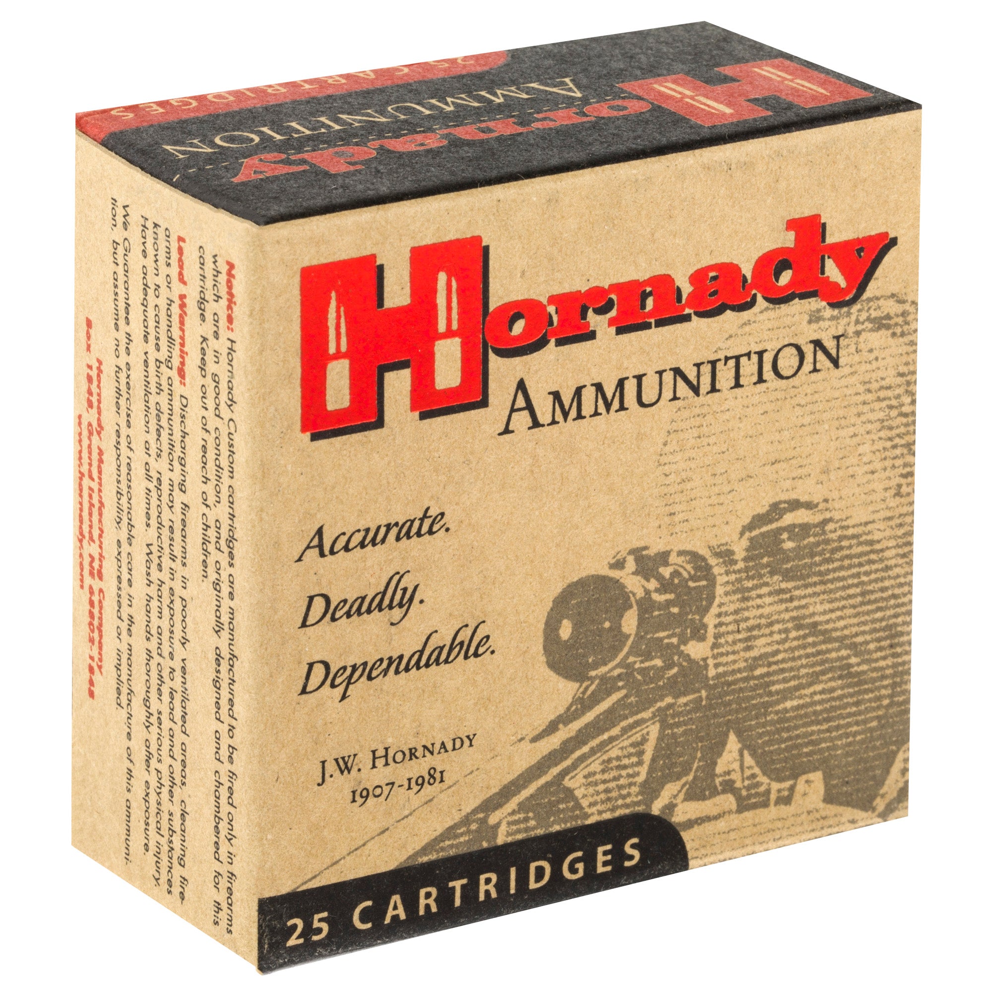 Hornady Custom 9mm 124 Grain XTP Pistol Ammunition – 25 Rounds per Box