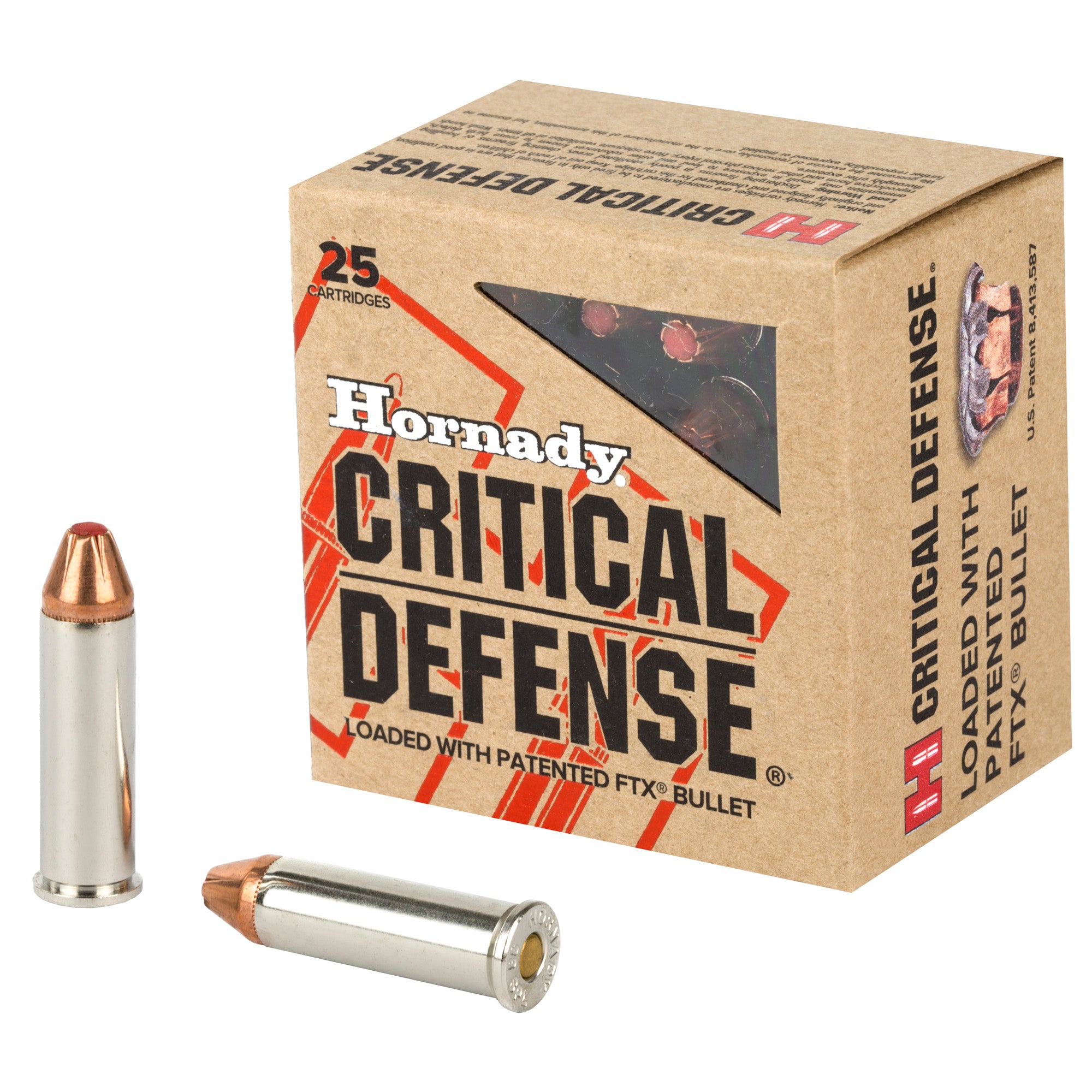 Hornady Critical Defense 38 Special 110-Grain Flex Tip Pistol Ammunition (25 Rounds)