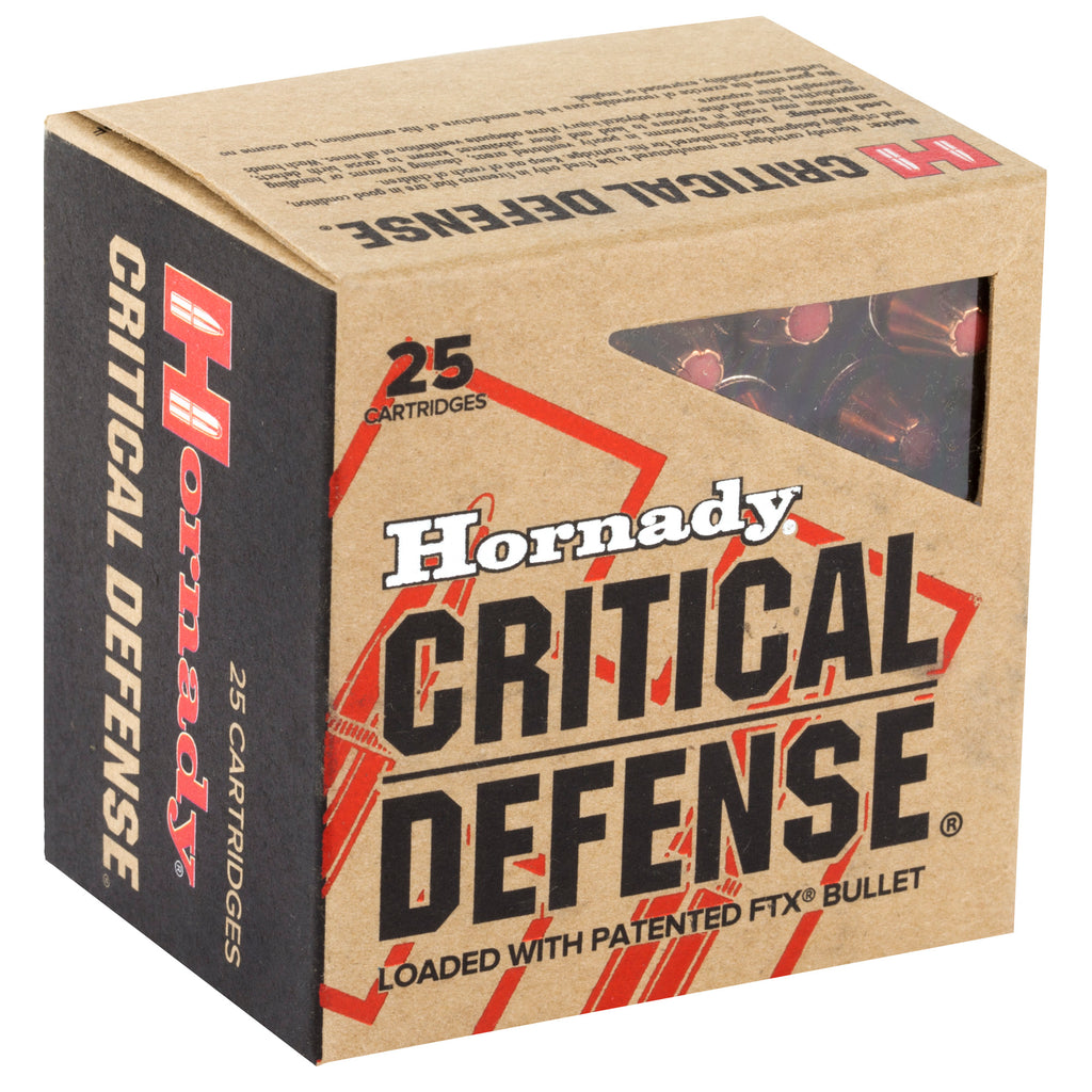 Hornady Critical Defense .38 Special +P 110 Grain FlexTip Ammunition - Reliable Self-Defense Choice