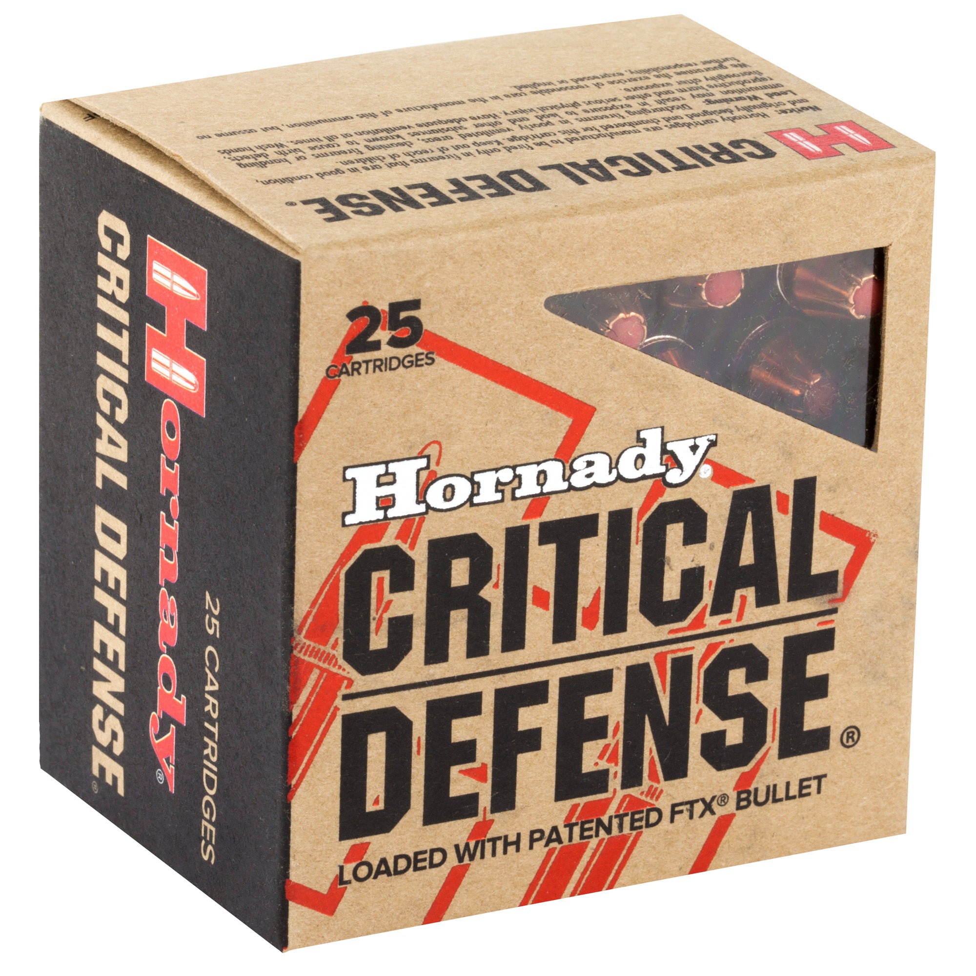 Hornady Critical Defense .38 Special +P 110 Grain FlexTip Ammunition - Reliable Self-Defense Choice