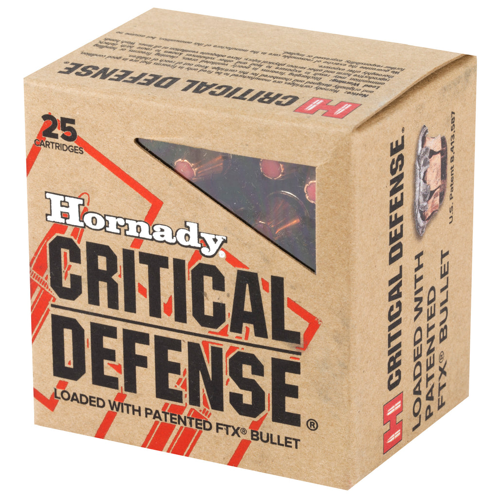 Hornady Critical Defense .38 Special +P 110 Grain FlexTip Ammunition - Reliable Self-Defense Choice