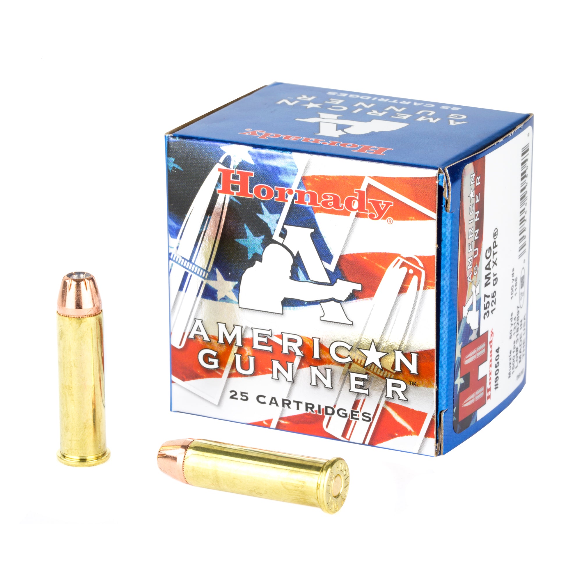 Hornady American Gunner .357 Magnum 125 Grain XTP Ammunition - 25 Rounds