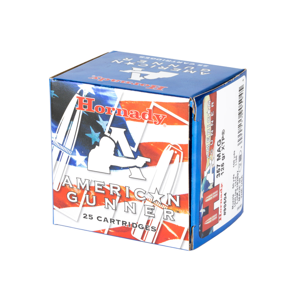 Hornady American Gunner .357 Magnum 125 Grain XTP Ammunition - 25 Rounds