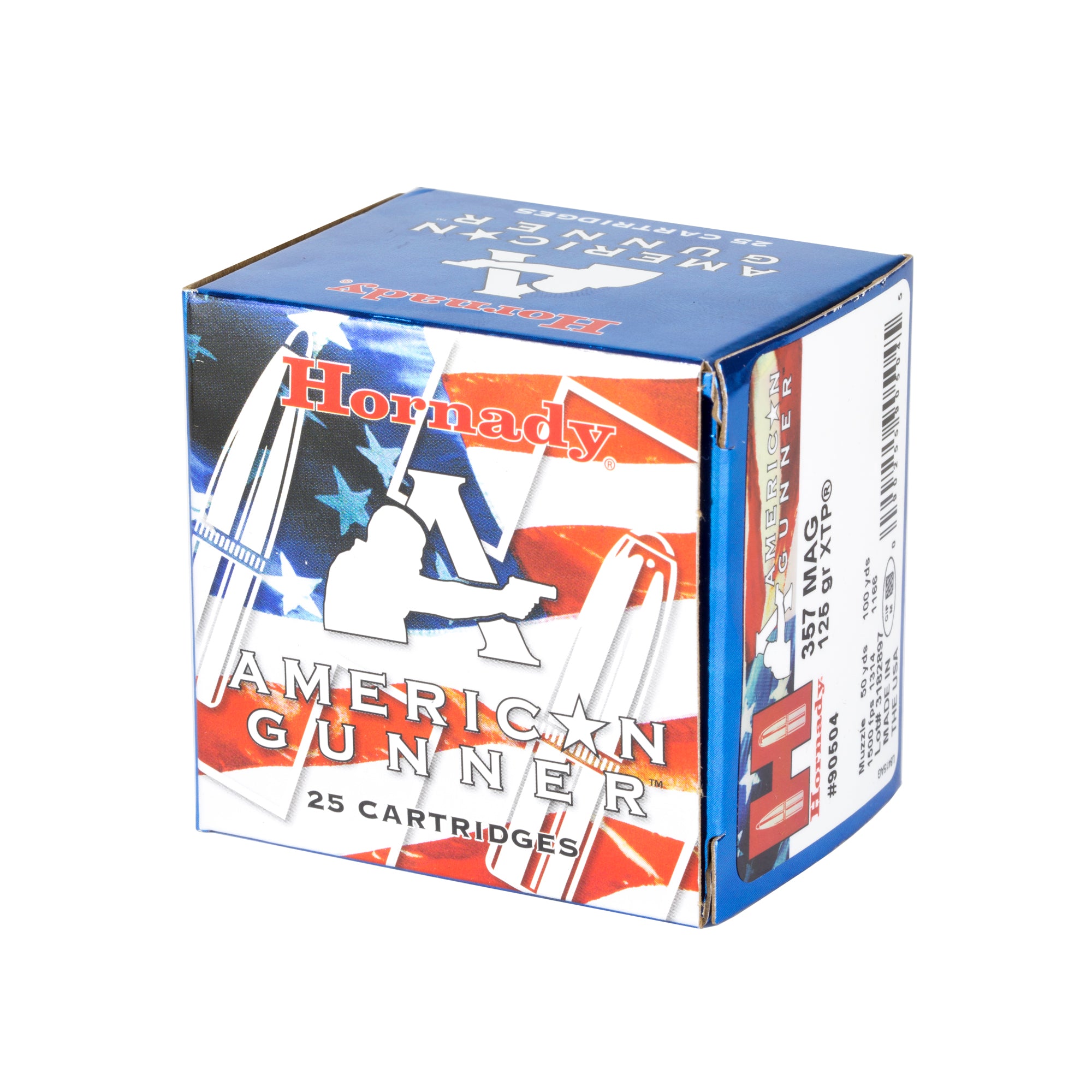 Hornady American Gunner .357 Magnum 125 Grain XTP Ammunition - 25 Rounds