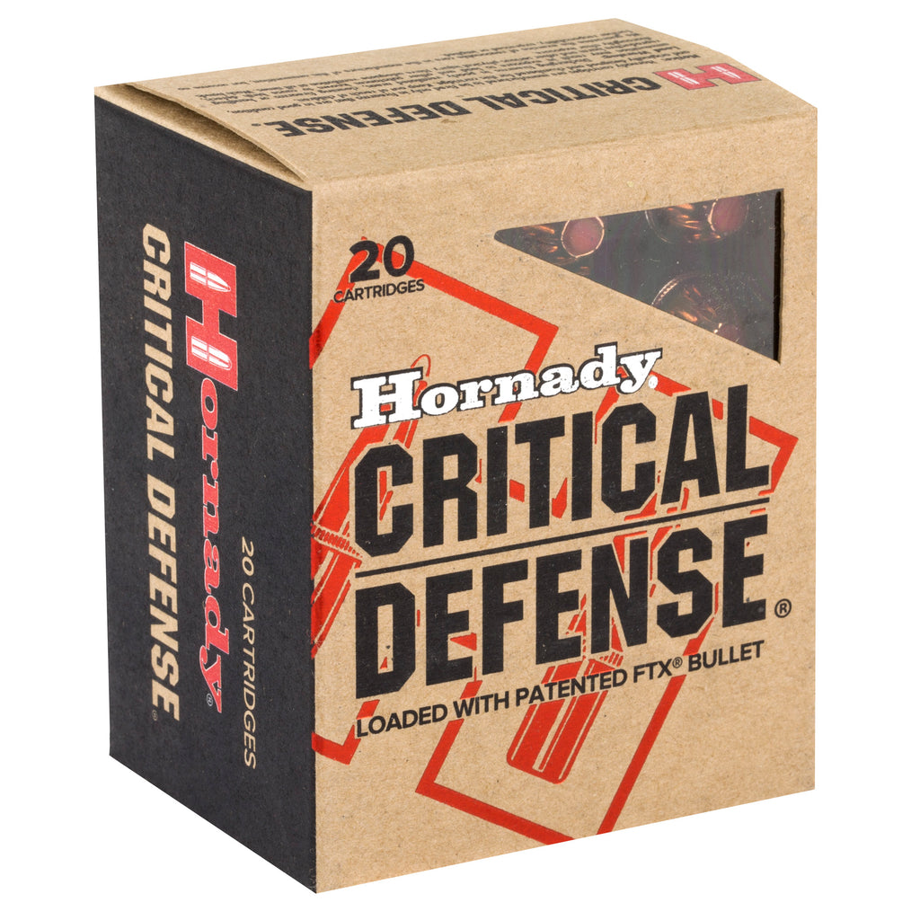 Hornady Critical Defense 44 Special 165 Grain Flex Tip Pistol Ammunition - 20 Rounds