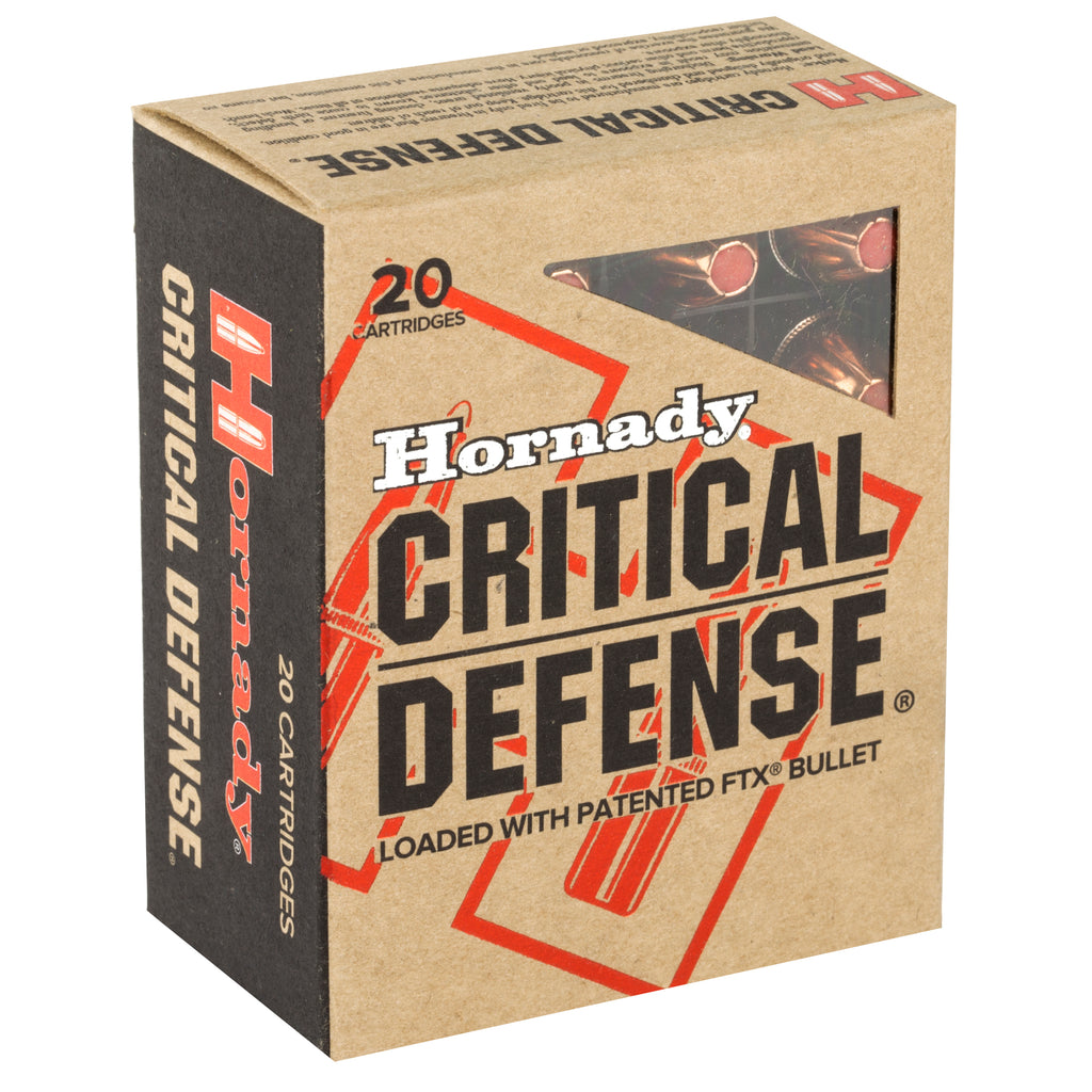 Hornady Critical Defense 45 ACP 185 Grain FlexTip Ammunition - Reliable Self-Defense Load