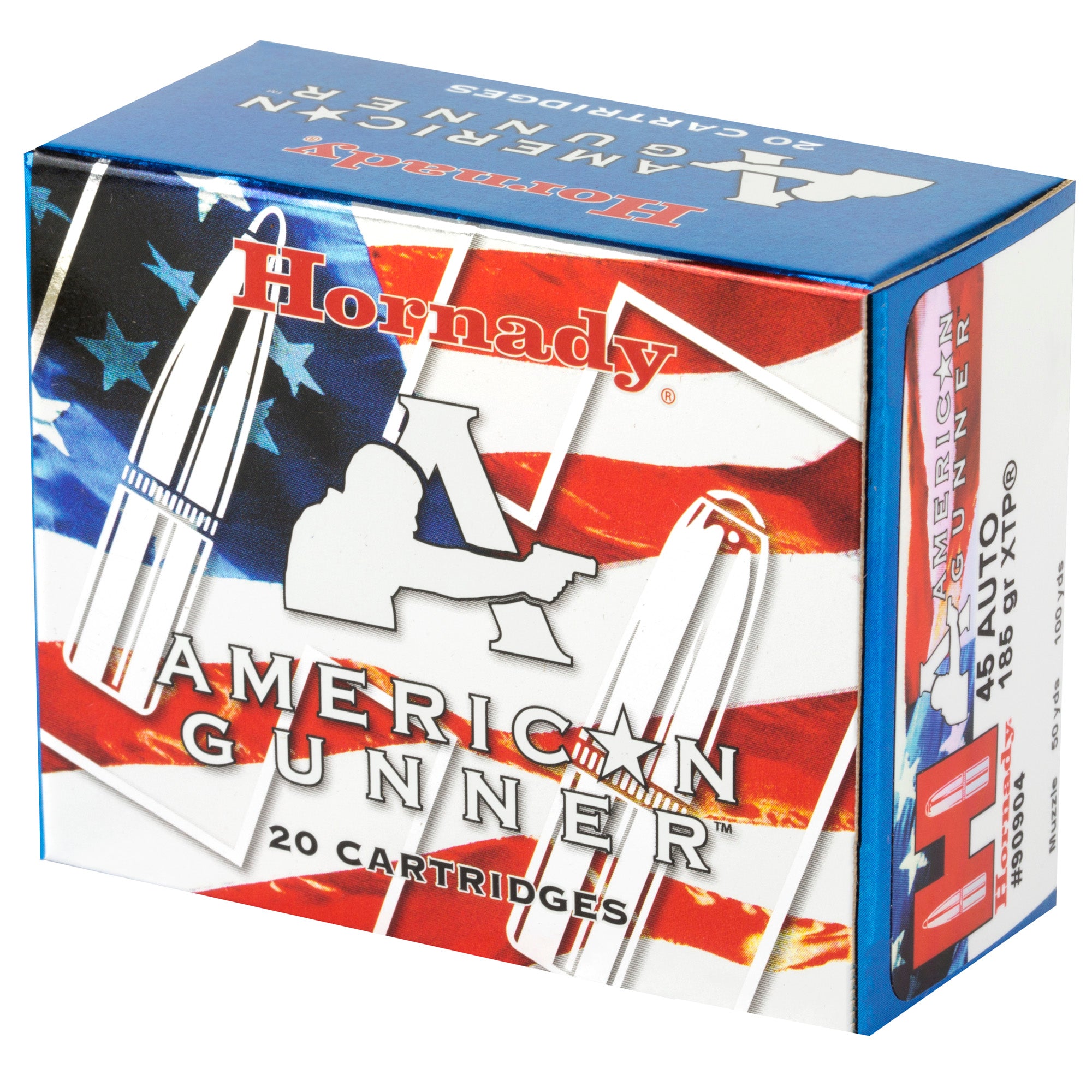 Hornady American Gunner .45 ACP 185-Grain XTP Ammunition - 20 Rounds