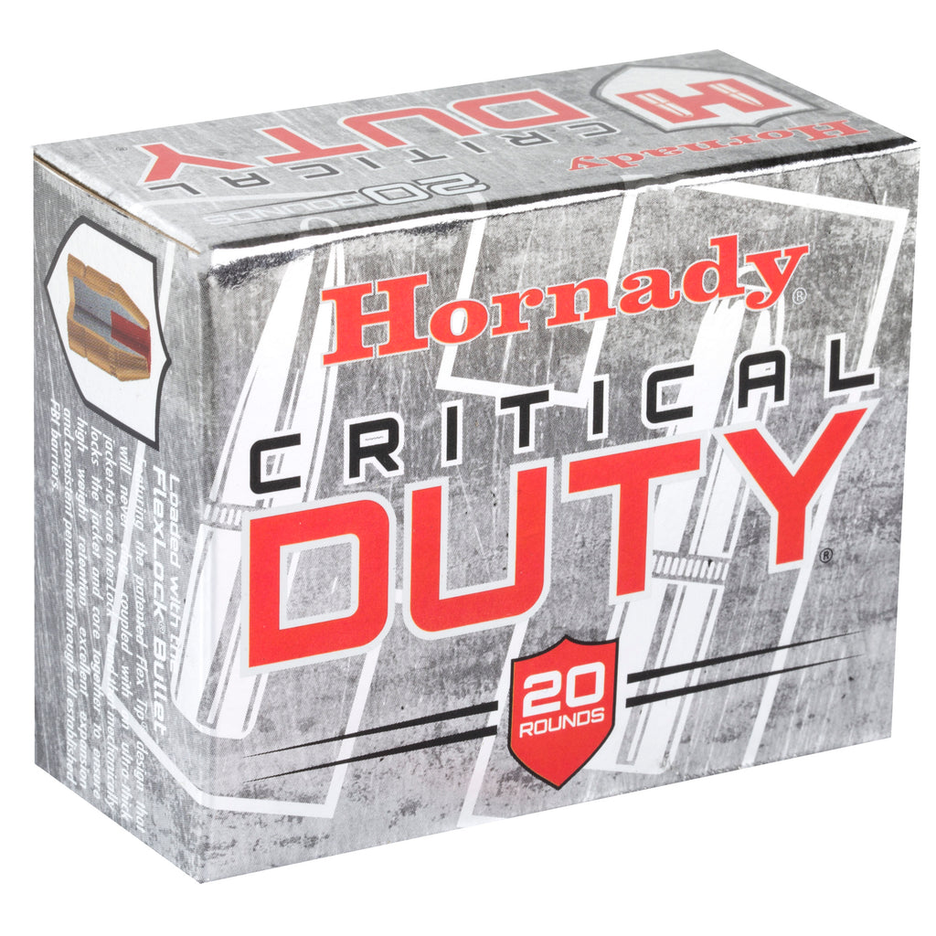 Hornady Critical Duty 45 ACP +P 220 Grain FlexLock Duty Ammunition (20 Rounds per Box)
