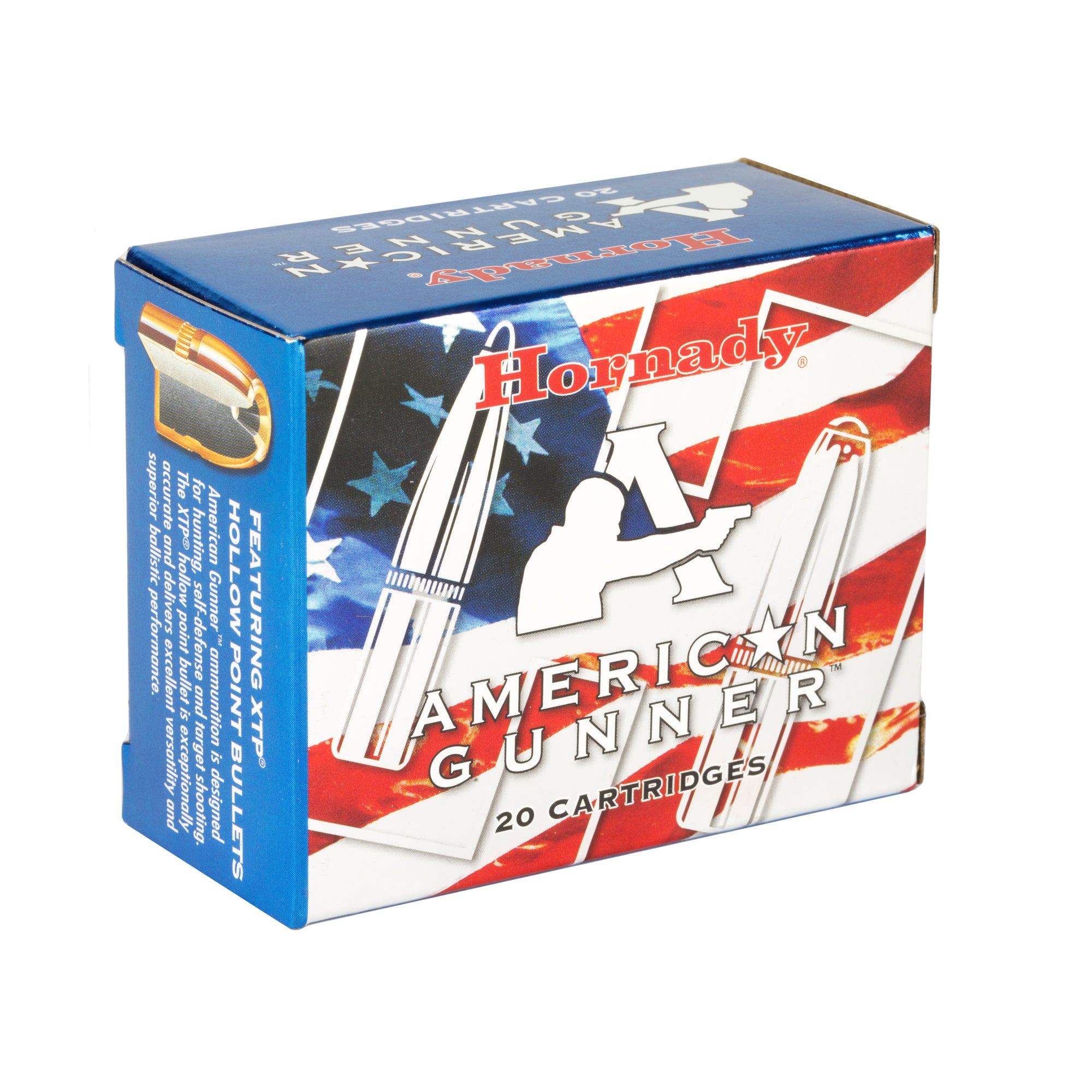 Hornady American Gunner 40 S&W 180-Grain XTP Ammunition, 20 Rounds per Box
