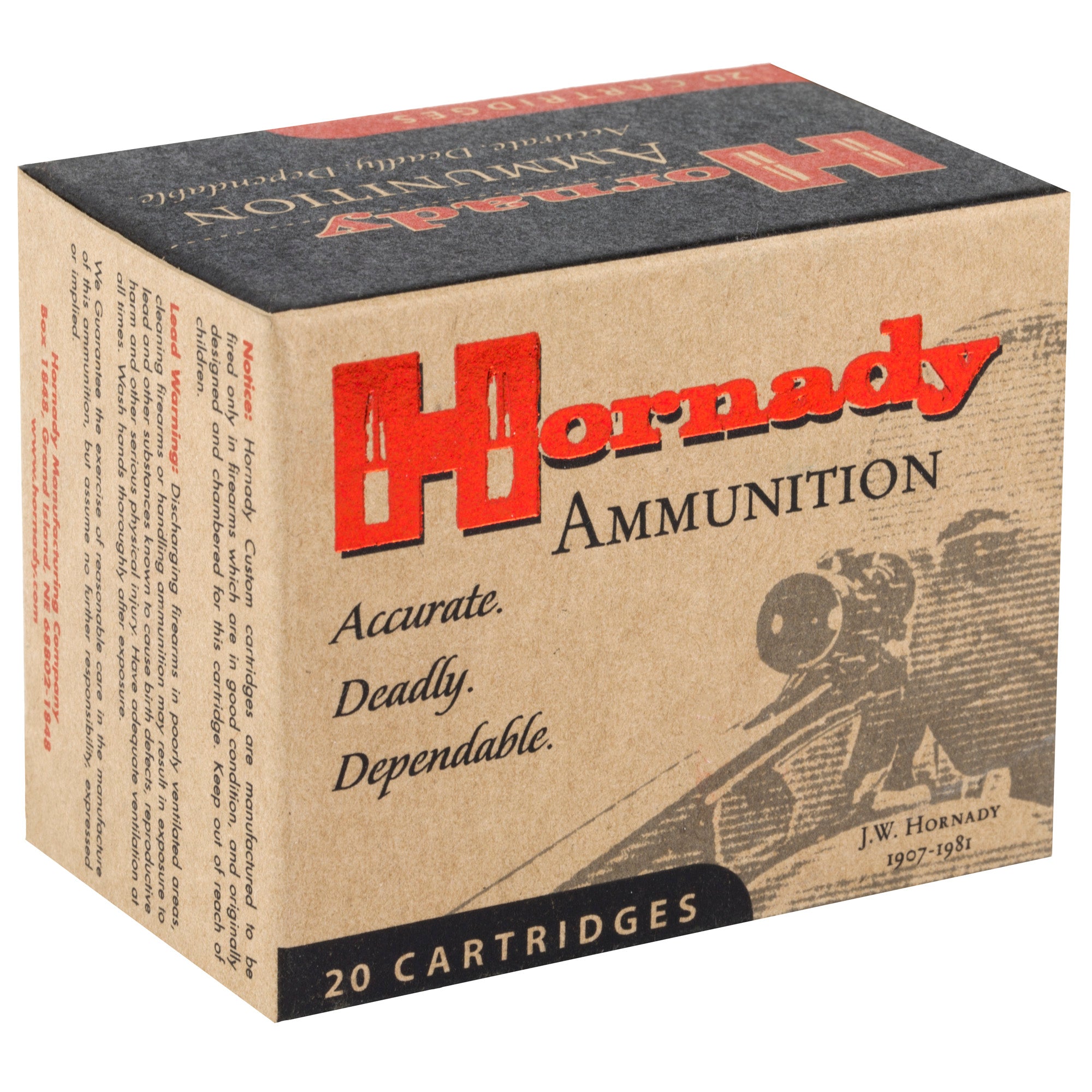 Hornady Custom 454 Casull 300-Grain Hollow Point Ammunition (20 Rounds per Box)