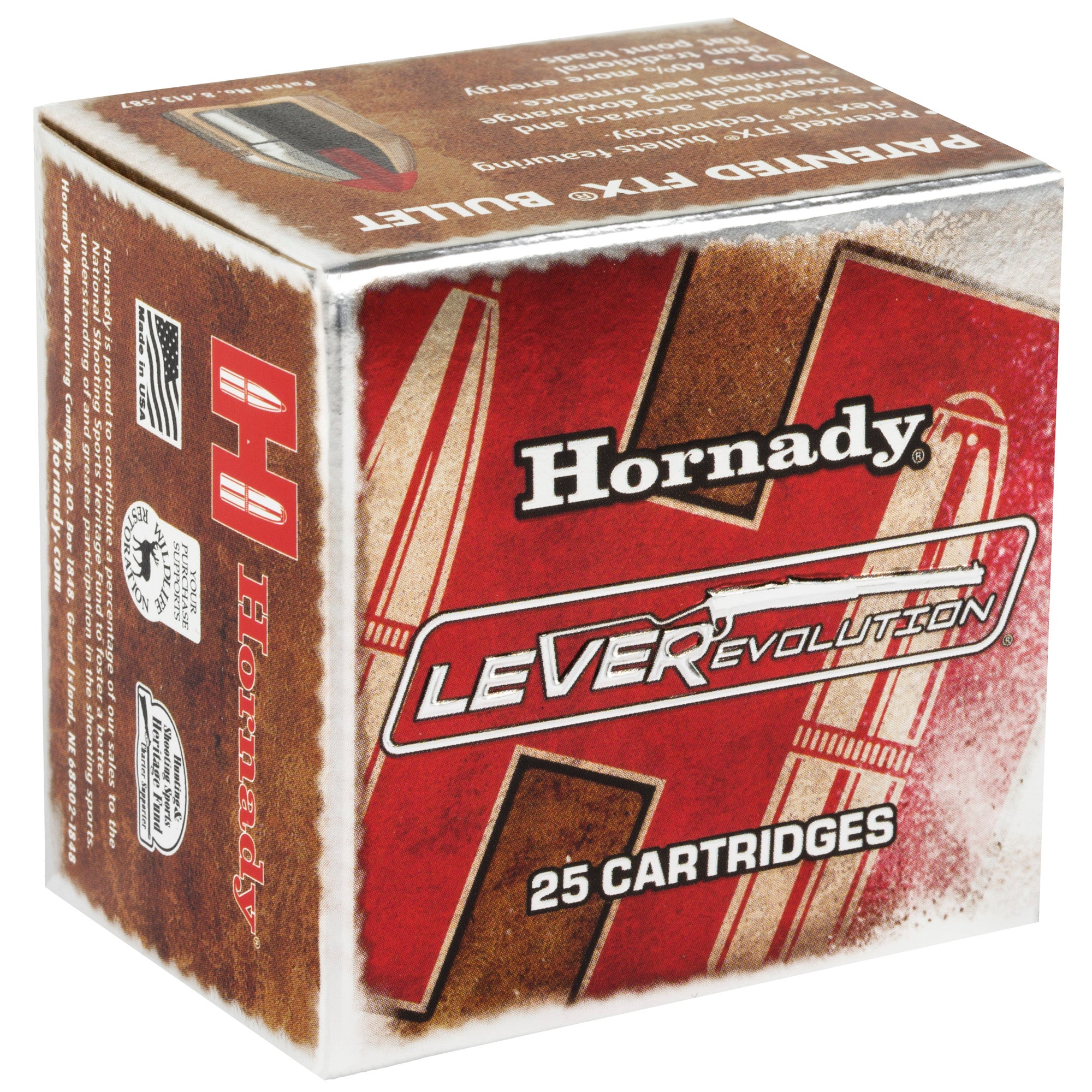 Hornady LeverEvolution .357 Magnum 140-Grain FlexTip Ammunition (25 Rounds)