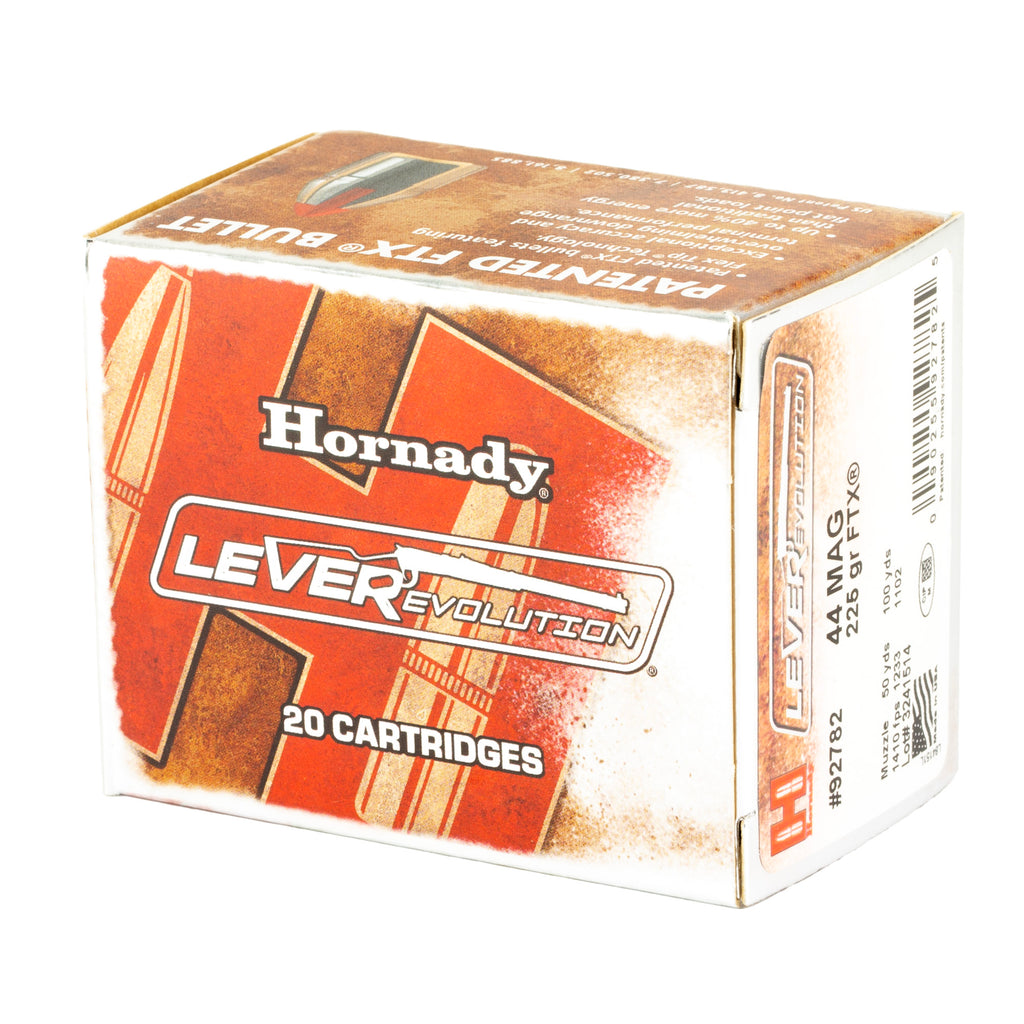 Hornady LeverEvolution 44 Magnum 225-Grain FlexTip Ammo (20 rounds per box)