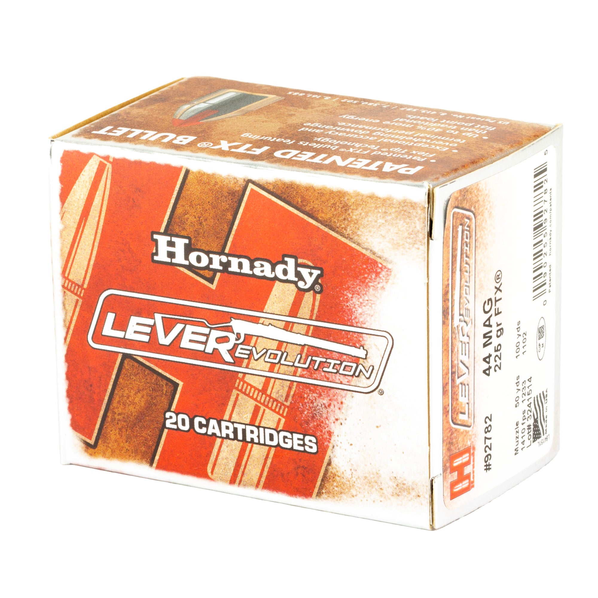 Hornady LeverEvolution 44 Magnum 225-Grain FlexTip Ammo (20 rounds per box)