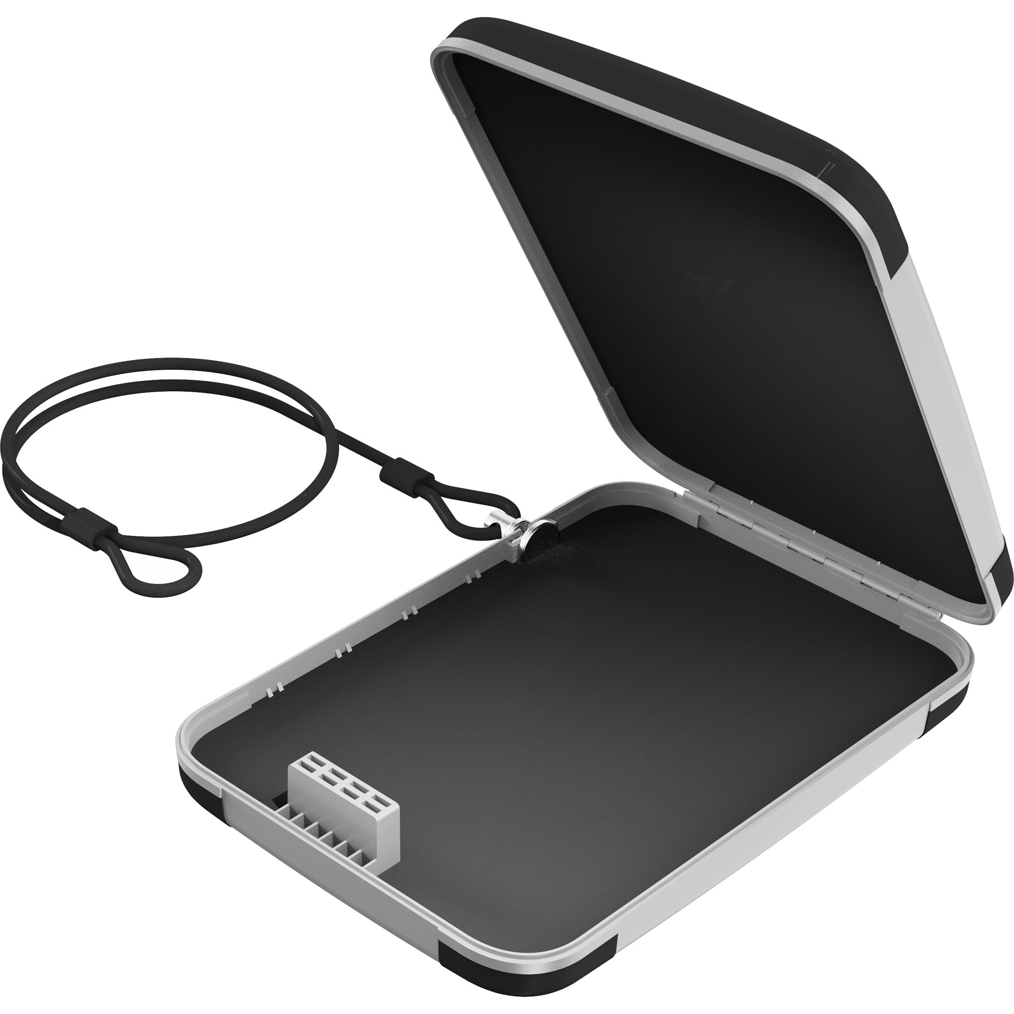 Hornady TrekLite Lock Box TSA - Compact Security Safe in Black and Gray