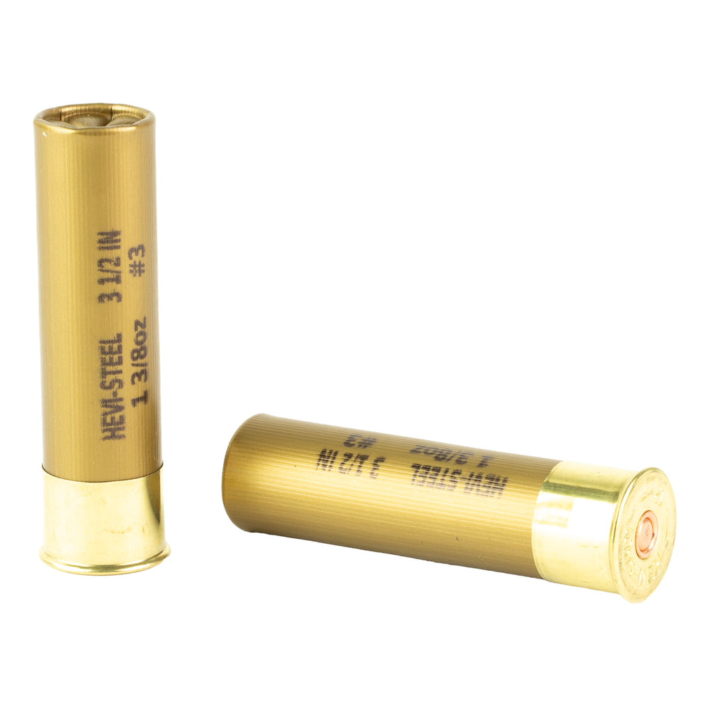 HEVI-Shot HEVI-Steel 12 Gauge 3.5-Inch #3 Shotshells – 1 3/8 oz, 25 Rounds
