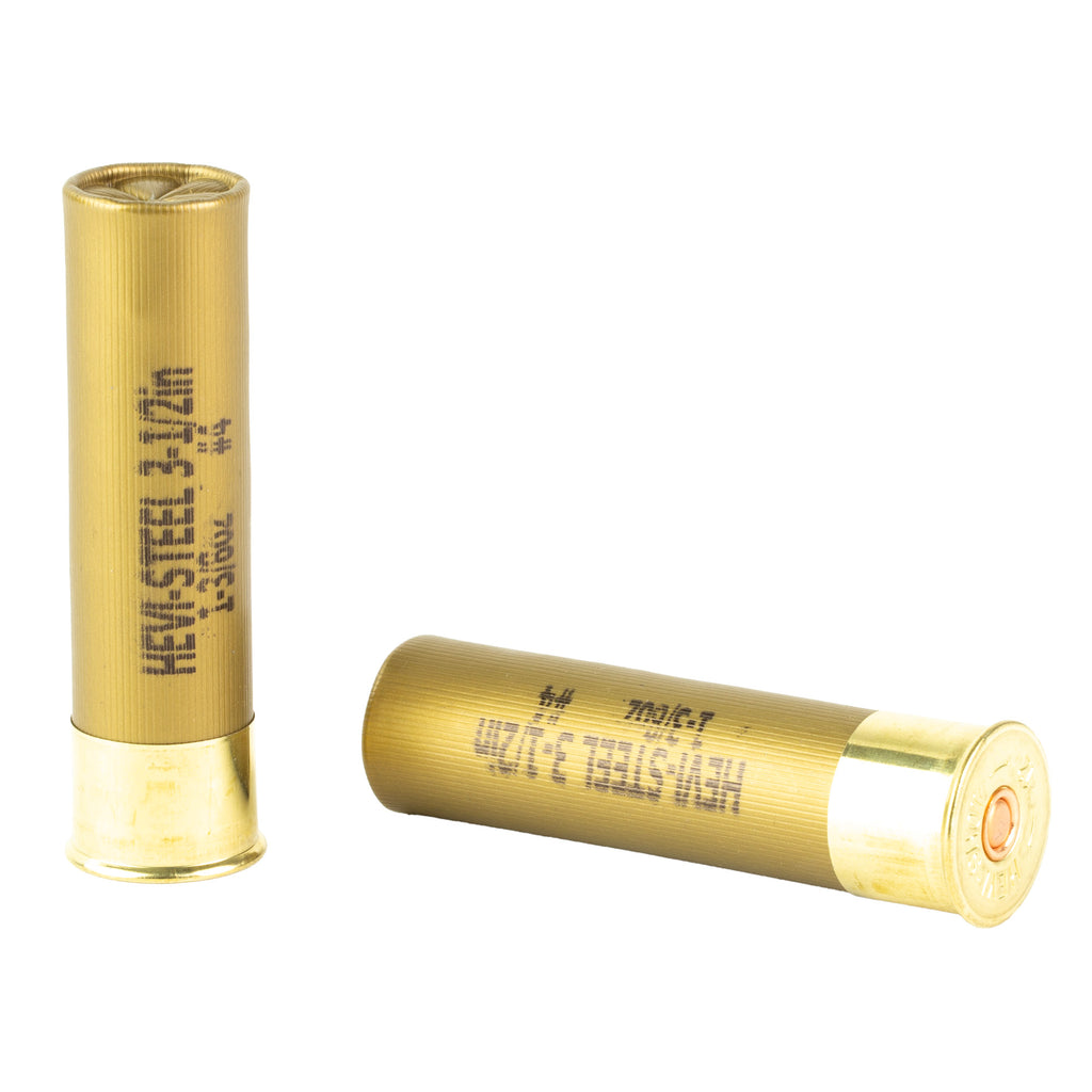 HEVI-Shot HEVI-Steel 12 Gauge 3.5-inch #4 Shotshells – 1 3/8 oz, 25/Case