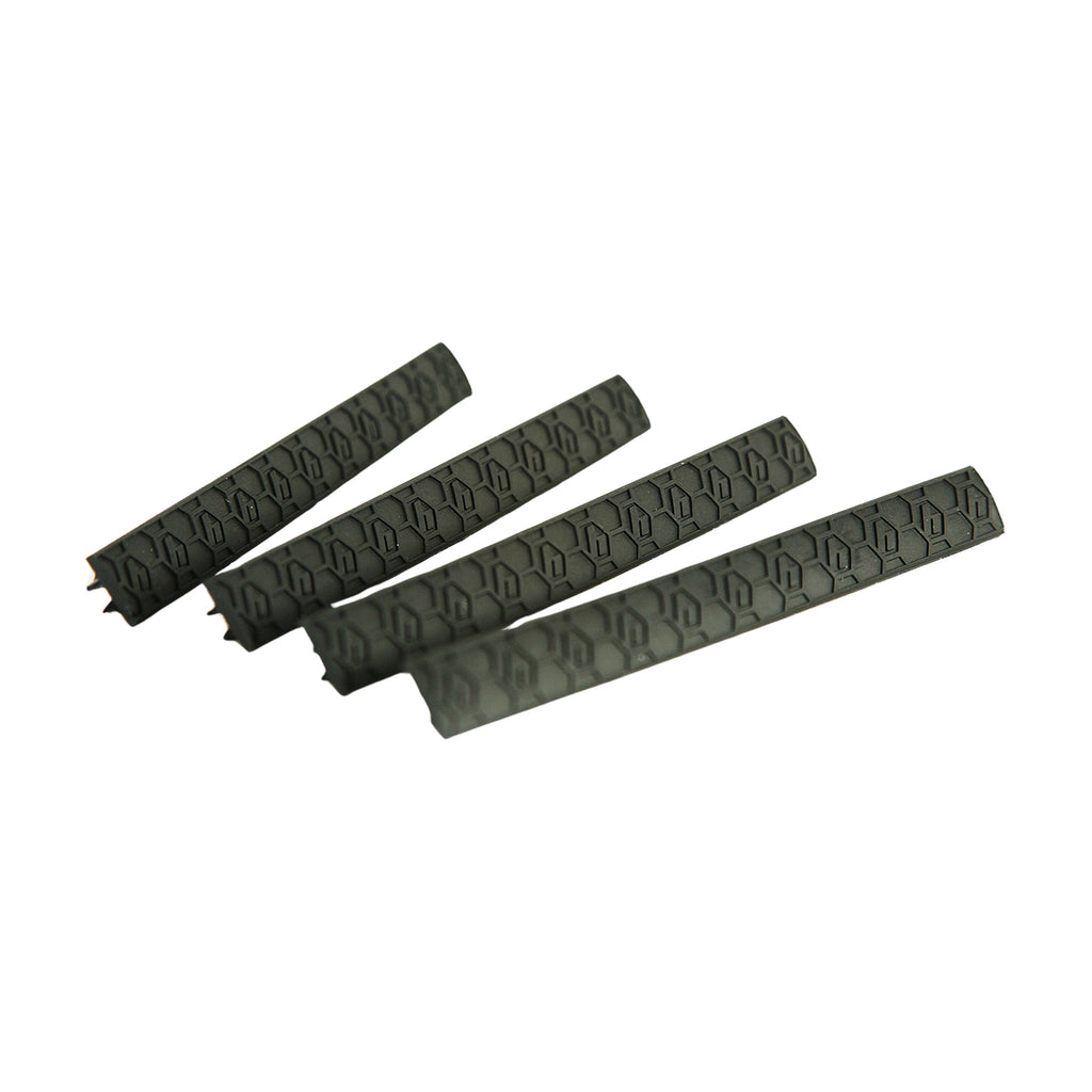 HEXMAG WedgeLok M-LOK Low Profile Rail Covers - Black, Pack of 4