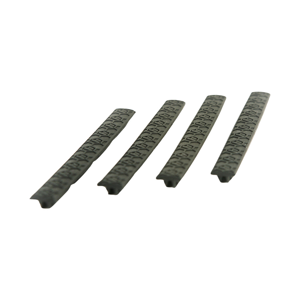 HEXMAG WedgeLok M-LOK Low Profile Rail Covers - Black, Pack of 4