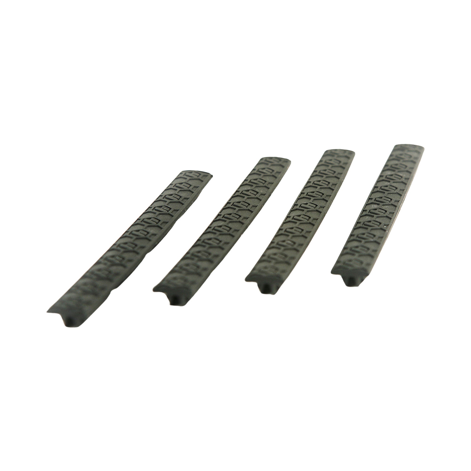 HEXMAG WedgeLok M-LOK Low Profile Rail Covers - Black, Pack of 4