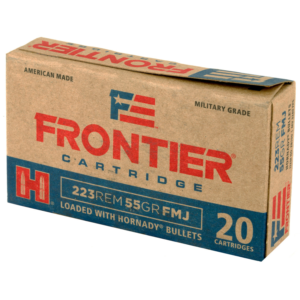 Frontier Cartridge Lake City 223 Remington 55 Grain FMJ Ammunition - Box of 20