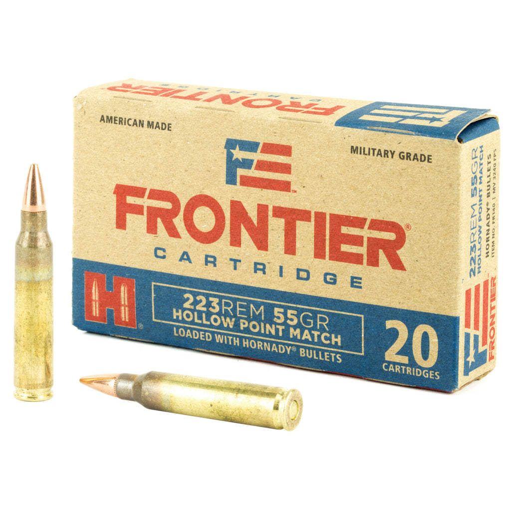 Frontier Cartridge Lake City 223 Remington 55 Grain Hollow Point Ammunition (20/500)