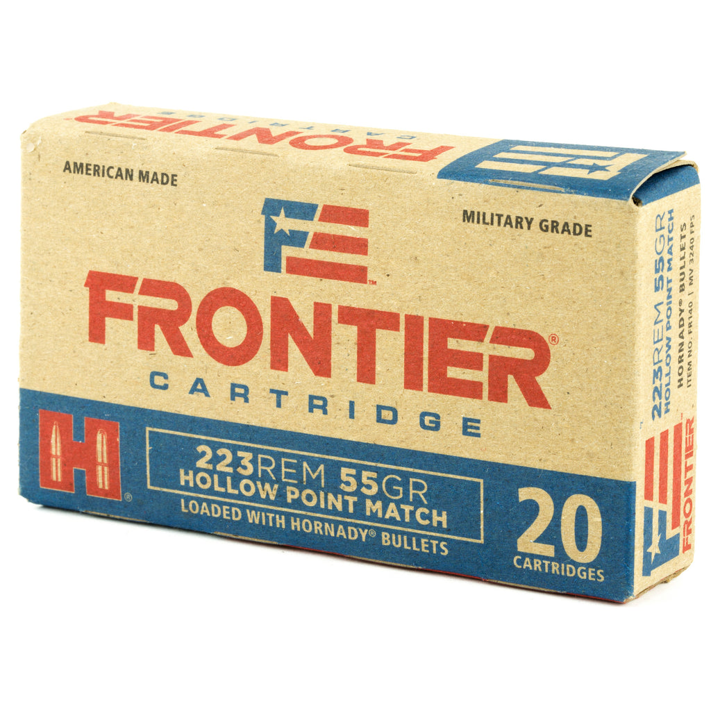 Frontier Cartridge Lake City 223 Remington 55 Grain Hollow Point Ammunition (20/500)