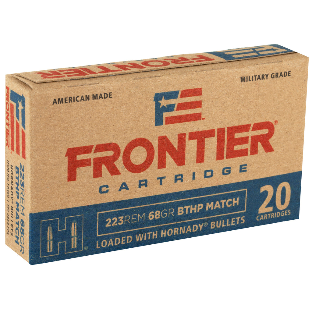 Frontier Cartridge 223 Remington 68 Grain Boat Tail Hollow Point Ammo (20 Rounds per Box)