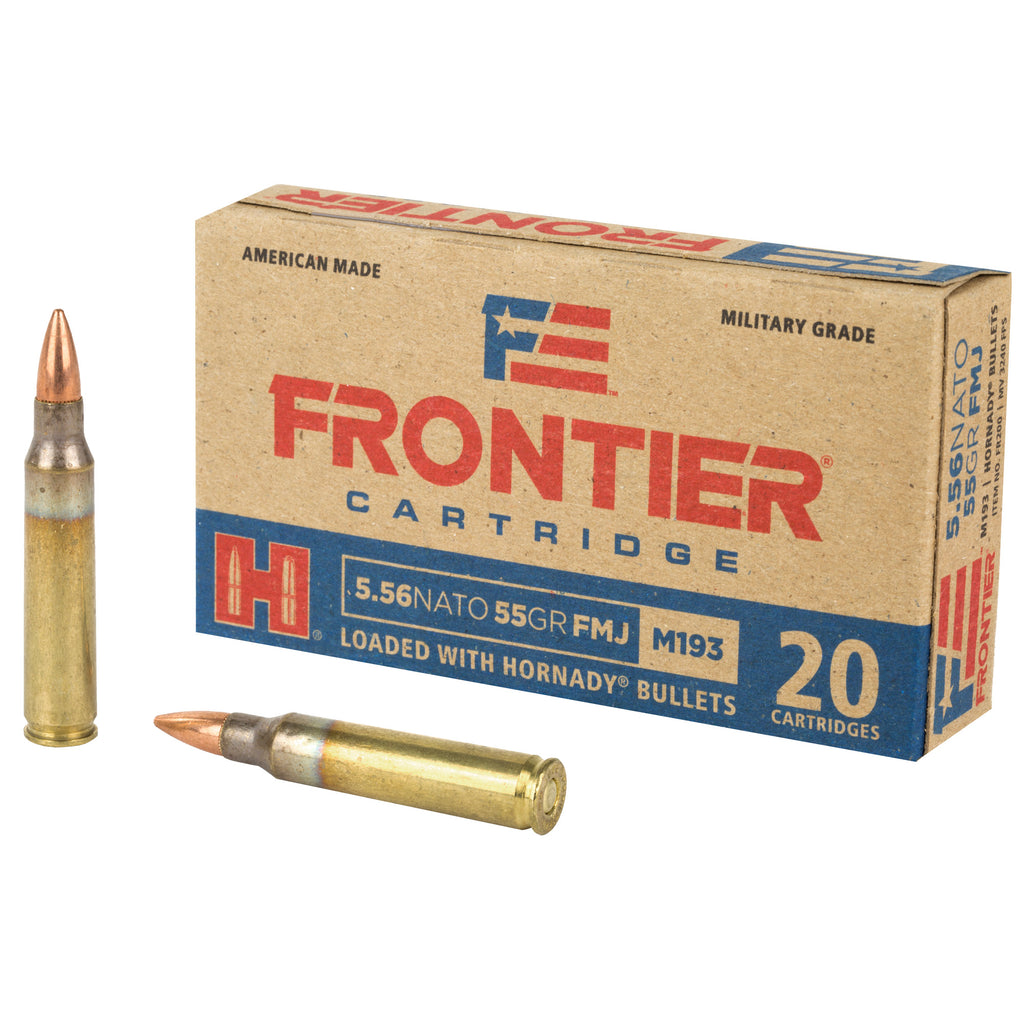 Frontier Cartridge Lake City 556 NATO 55 Grain Full Metal Jacket Ammunition - 20 Rounds Per Box