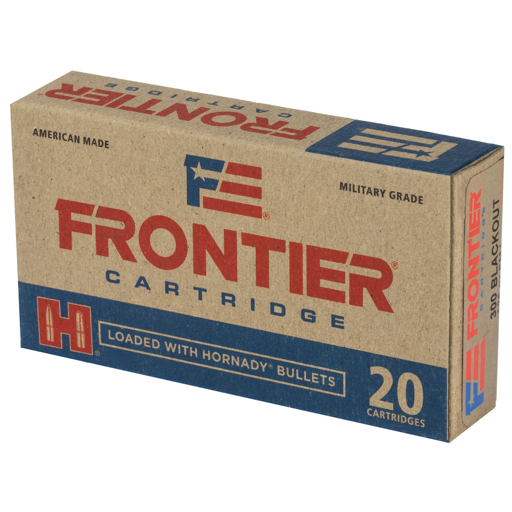Frontier Cartridge 300 Blackout 125 Grain FMJ Ammunition - Lake City Model, 20 Rounds