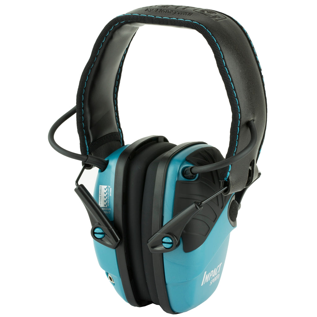 Howard Leight Impact Sport Electronic Earmuff in Teal - R-02521