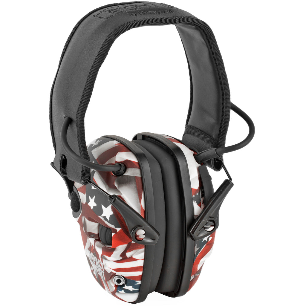 Howard Leight Impact Sport Electronic Earmuff with One Nation Flag Design