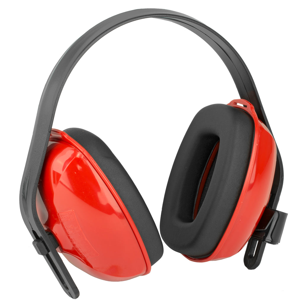 Howard Leight QM24 Plus Red Over-the-Head Earmuffs with Noise Reduction Rating 25