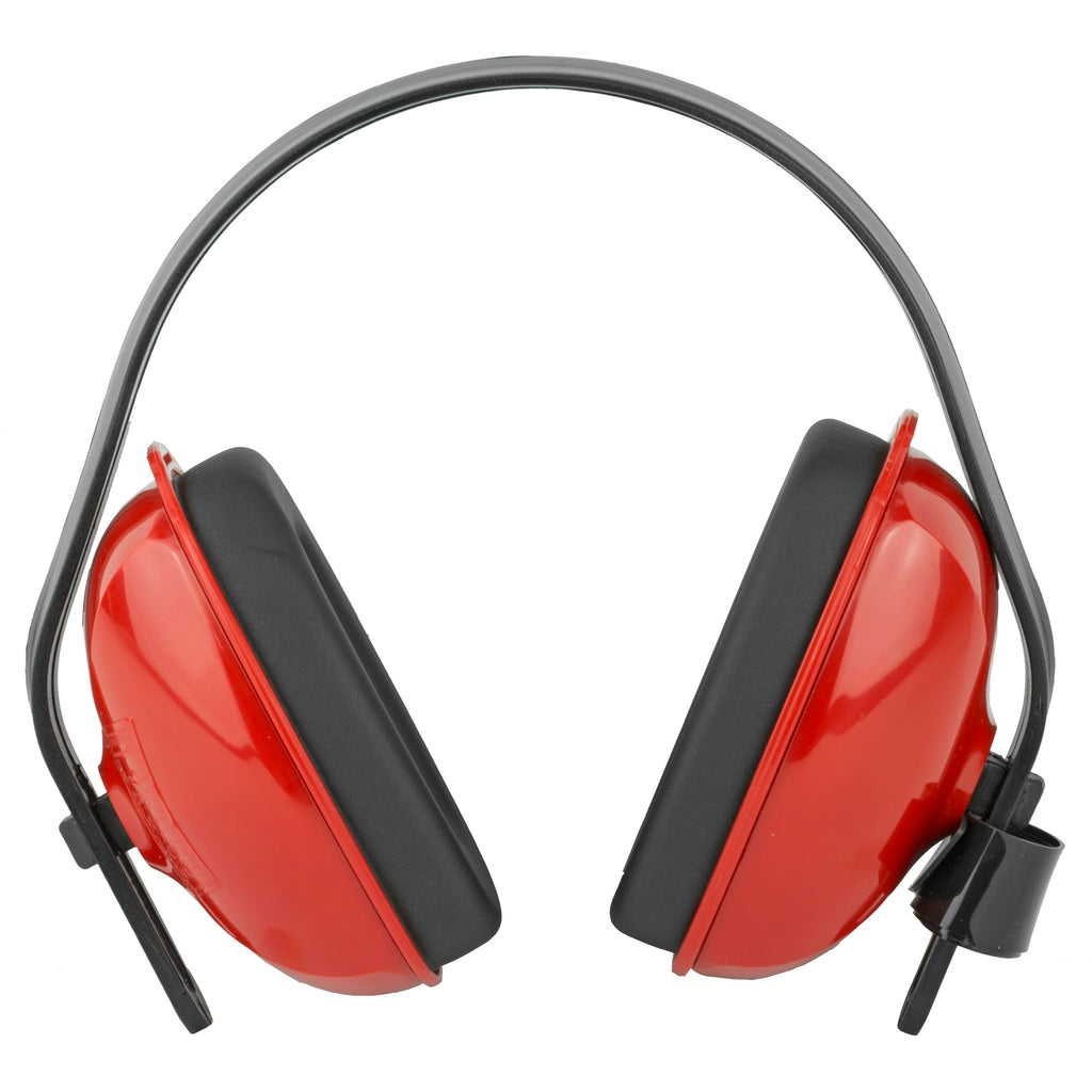 Howard Leight QM24 Plus Red Over-the-Head Earmuffs with Noise Reduction Rating 25