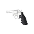 Hogue Rubber Monogrip for S&W K & L Frame Revolvers – Black