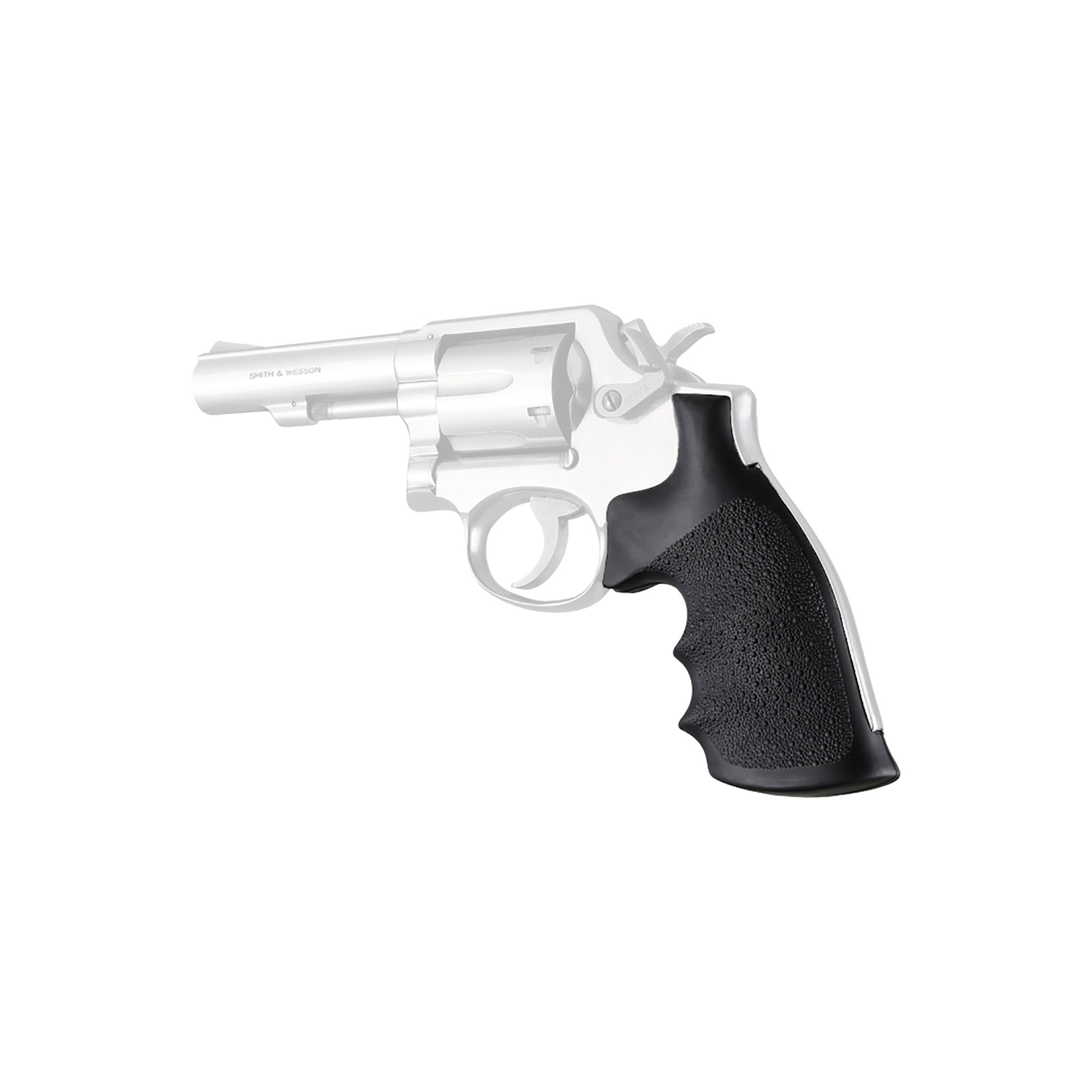 Hogue Rubber Monogrip for S&W K & L Frame Revolvers – Black