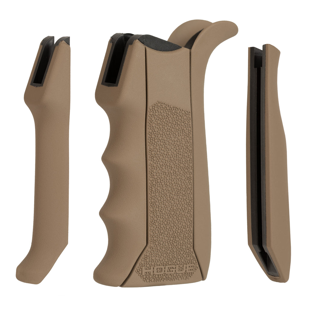 Hogue Modular Overmolded Rubber Grip for AR-15/M-16 in Flat Dark Earth
