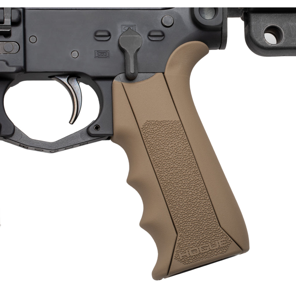 Hogue Modular Overmolded Rubber Grip for AR-15/M-16 in Flat Dark Earth