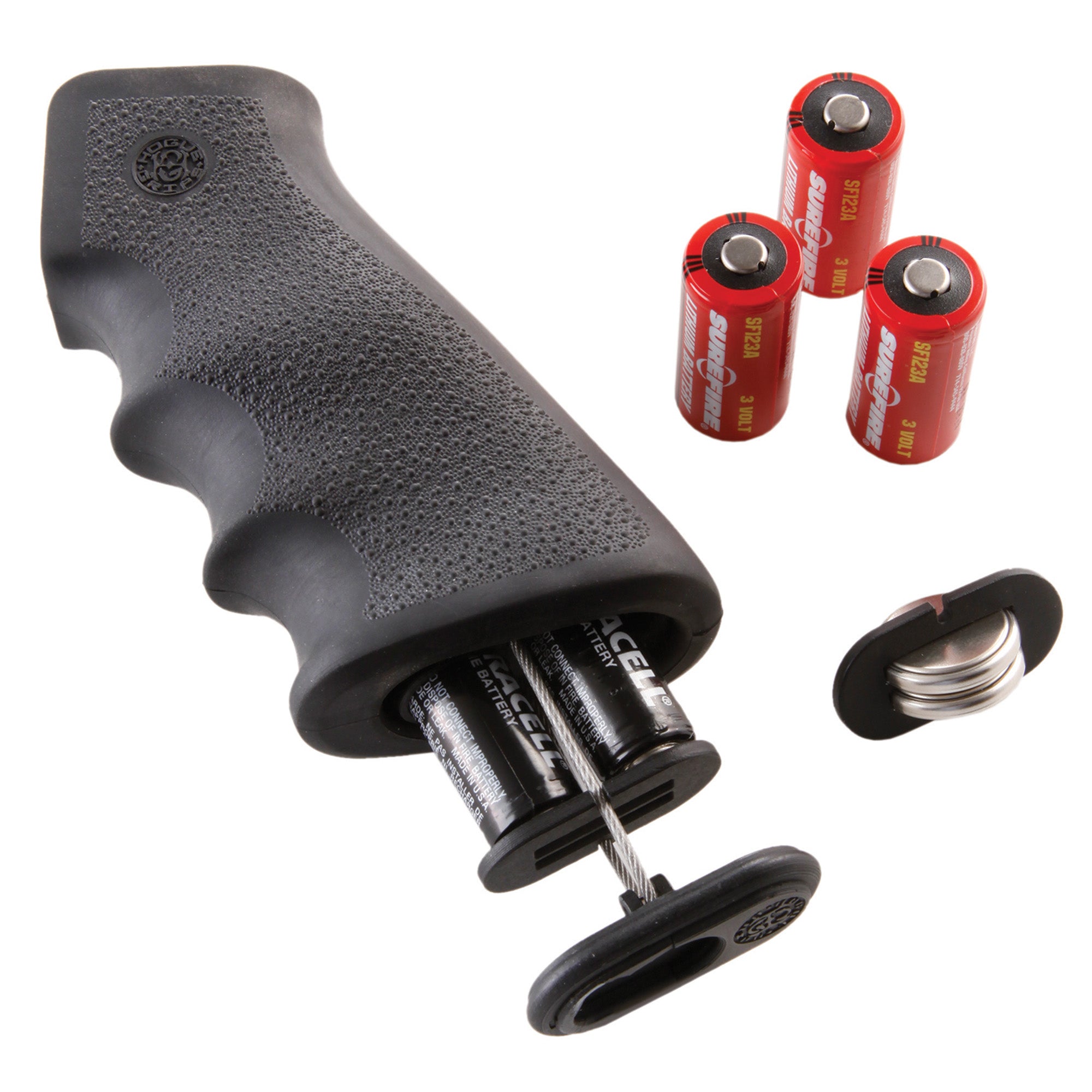 Hogue Overmolded AR-15/M16 Rifle Grip with Cargo Management System - Black