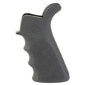 Hogue OverMolded Rifle Grip for AR-15 – Gray, Model: OverMolded Rifle Grip, Part #: 15022