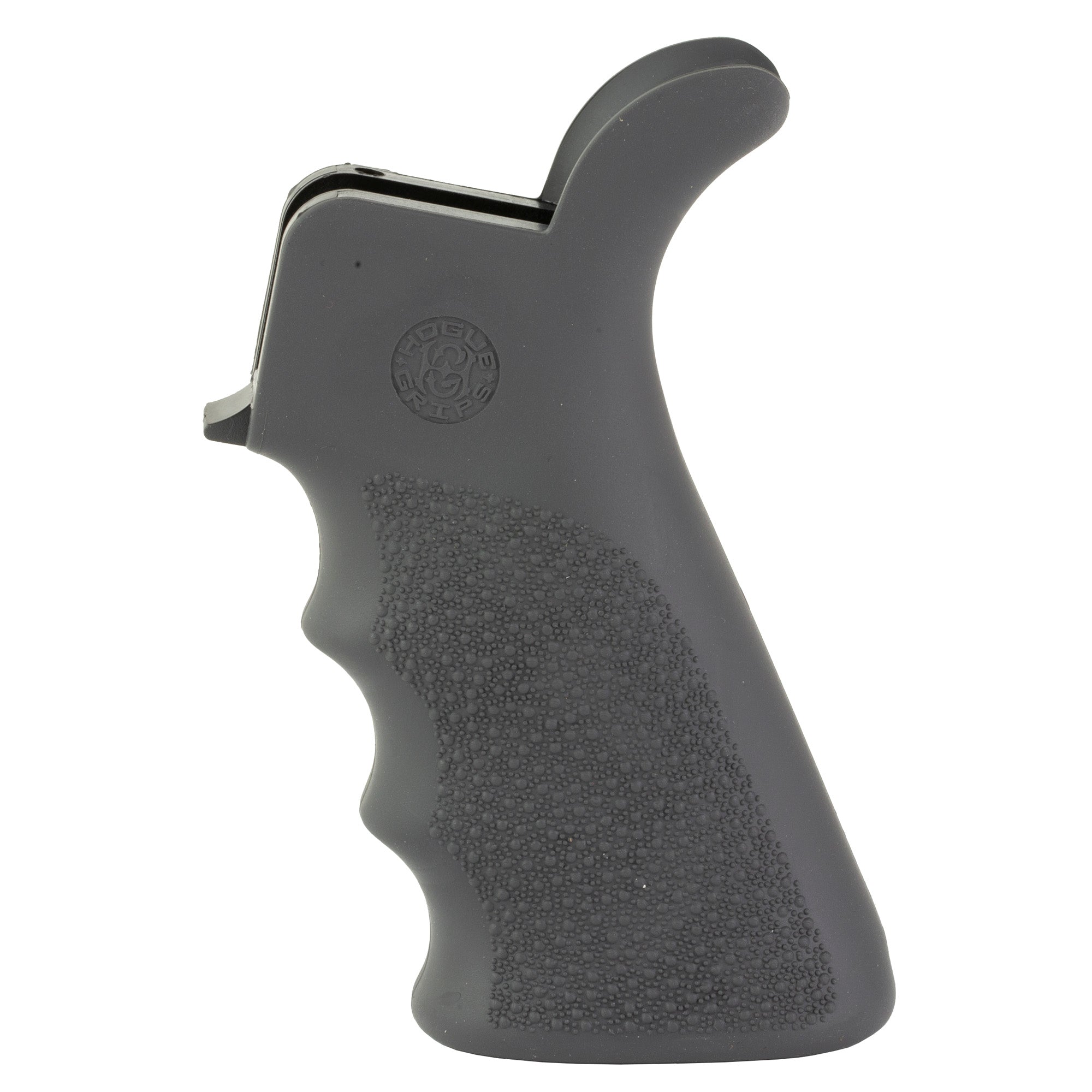 Hogue OverMolded Rifle Grip for AR-15 – Gray, Model: OverMolded Rifle Grip, Part #: 15022