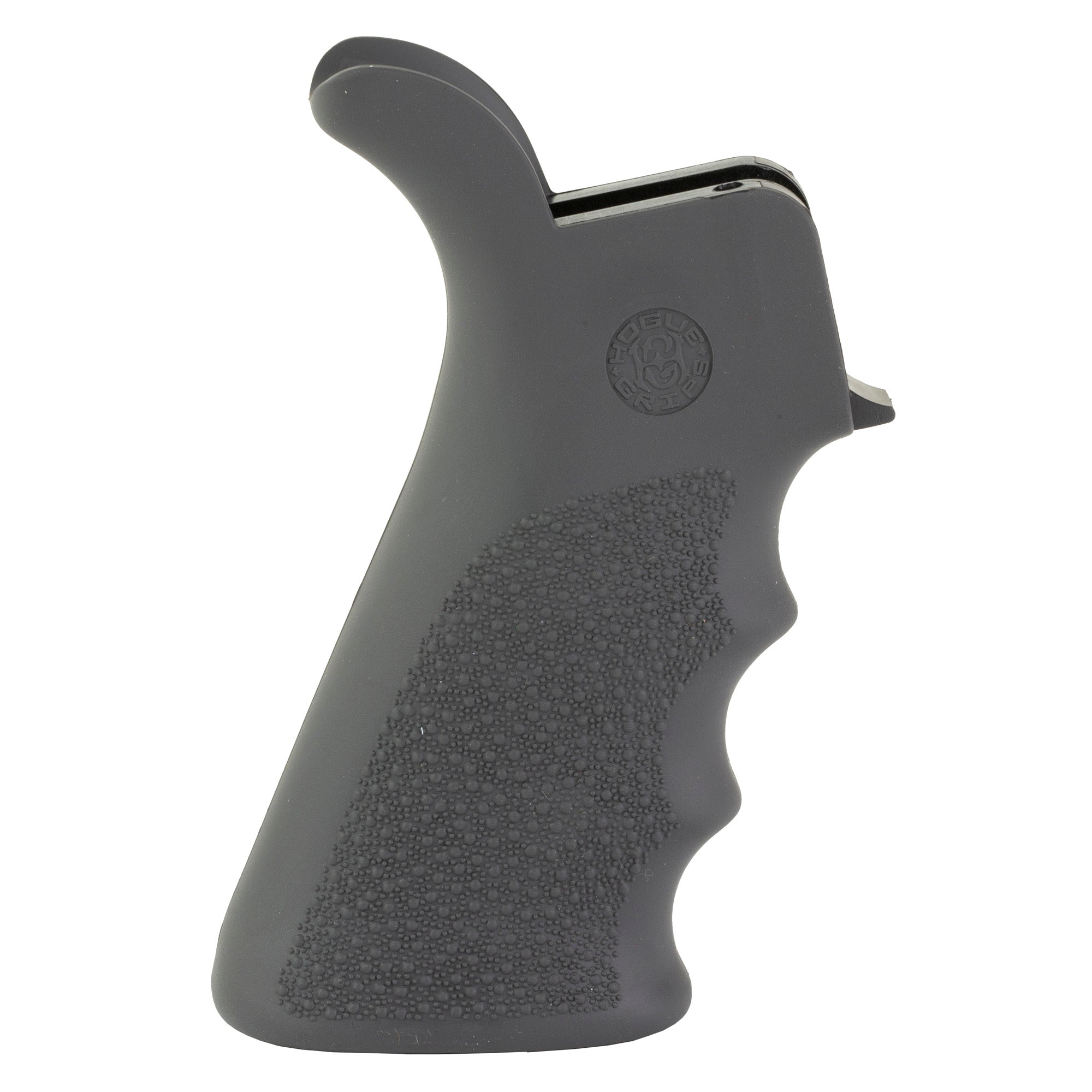 Hogue OverMolded Rifle Grip for AR-15 – Gray, Model: OverMolded Rifle Grip, Part #: 15022