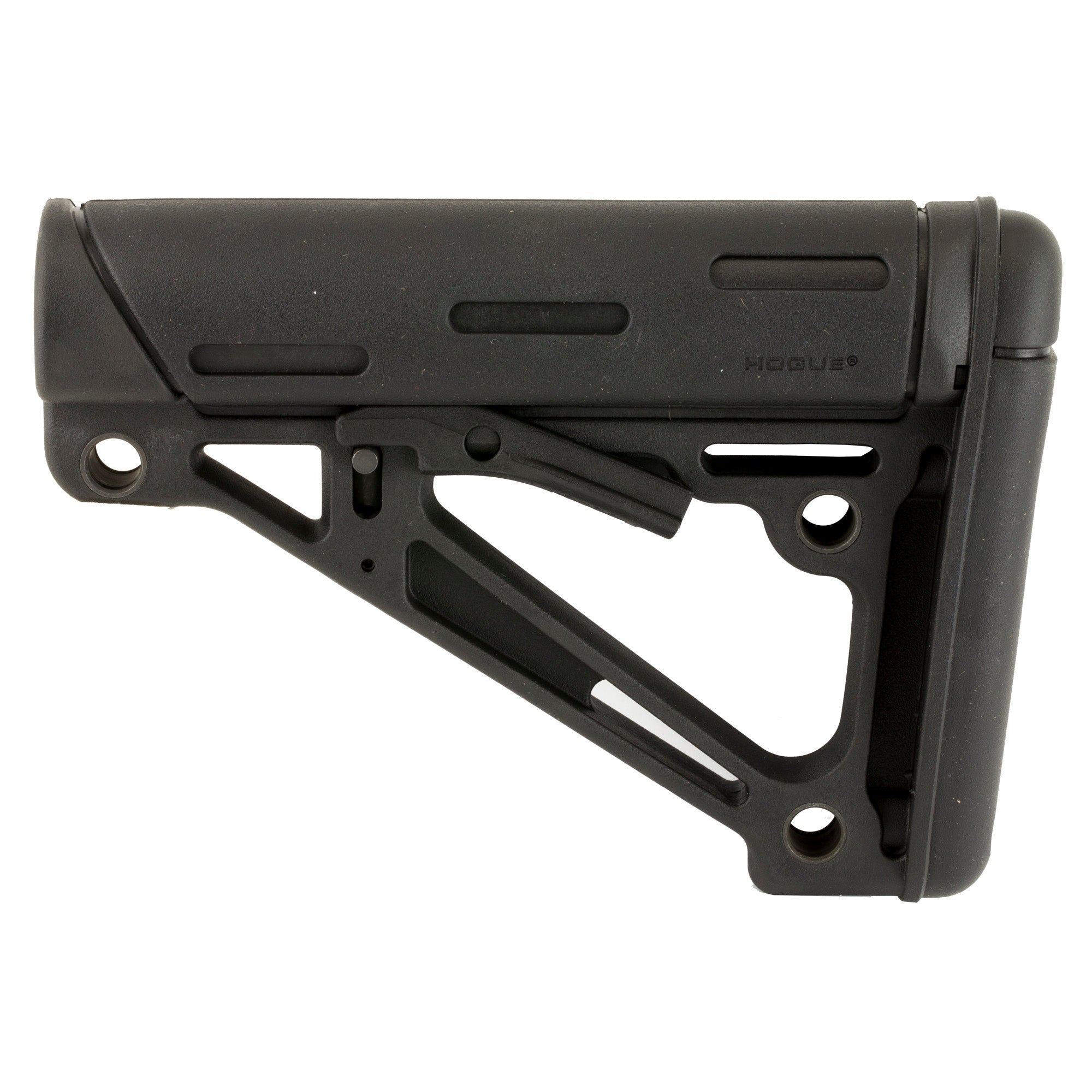 Hogue AR-15 Collapsible 6-Position Overmolded Stock with Rubber Comfort - Mil-Spec Black