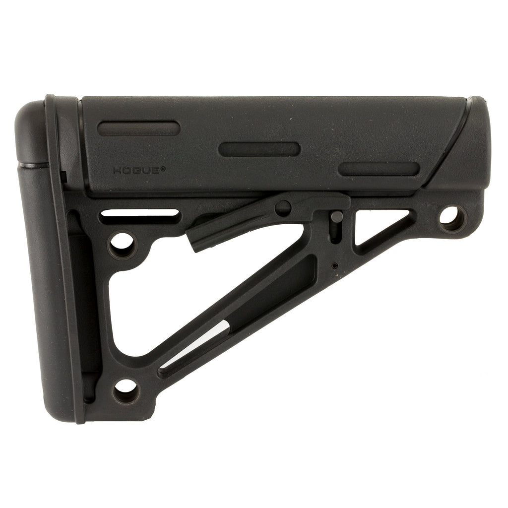 Hogue AR-15 Collapsible 6-Position Overmolded Stock with Rubber Comfort - Mil-Spec Black