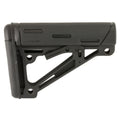 Hogue AR-15 Collapsible Stock with Rubber Overmolding, Commercial Size - Black (Part #15050)